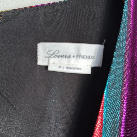 Lovers and Friends Frida Mini Dress in Rainbow - Picture 8 of 14